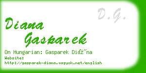 diana gasparek business card